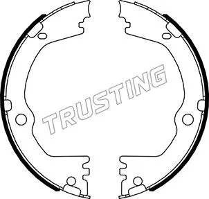 Jeu de mâchoires de frein, frein de stationnement TRUSTING 046.232