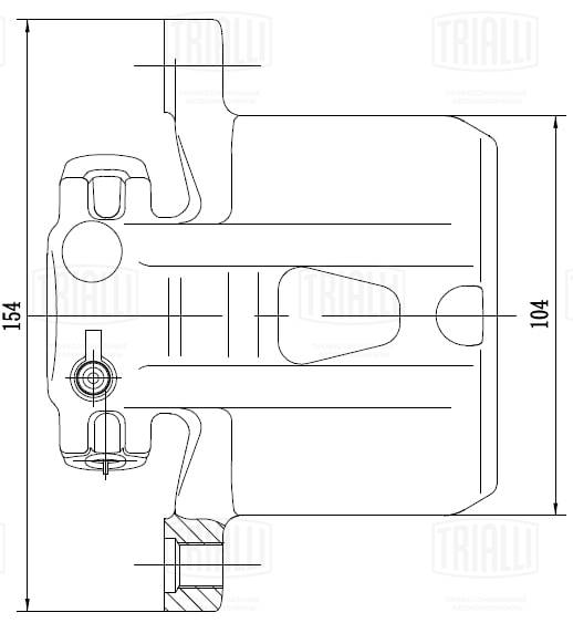 Étrier de frein TRIALLI CF 012078