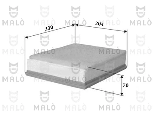 Filtre à air AKRON-MALÒ 1500142