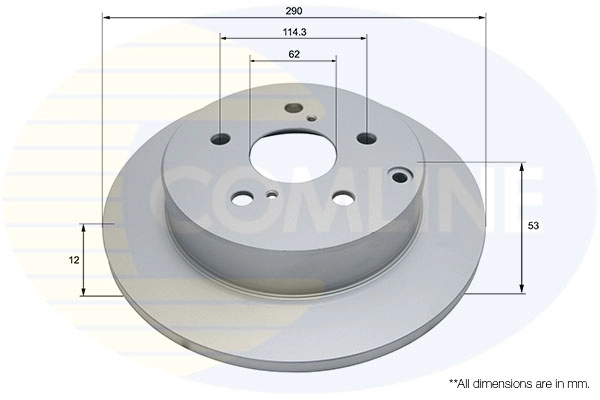 Disque de frein COMLINE ADC2806