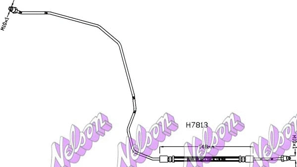 Flexible de frein KAWE H7813
