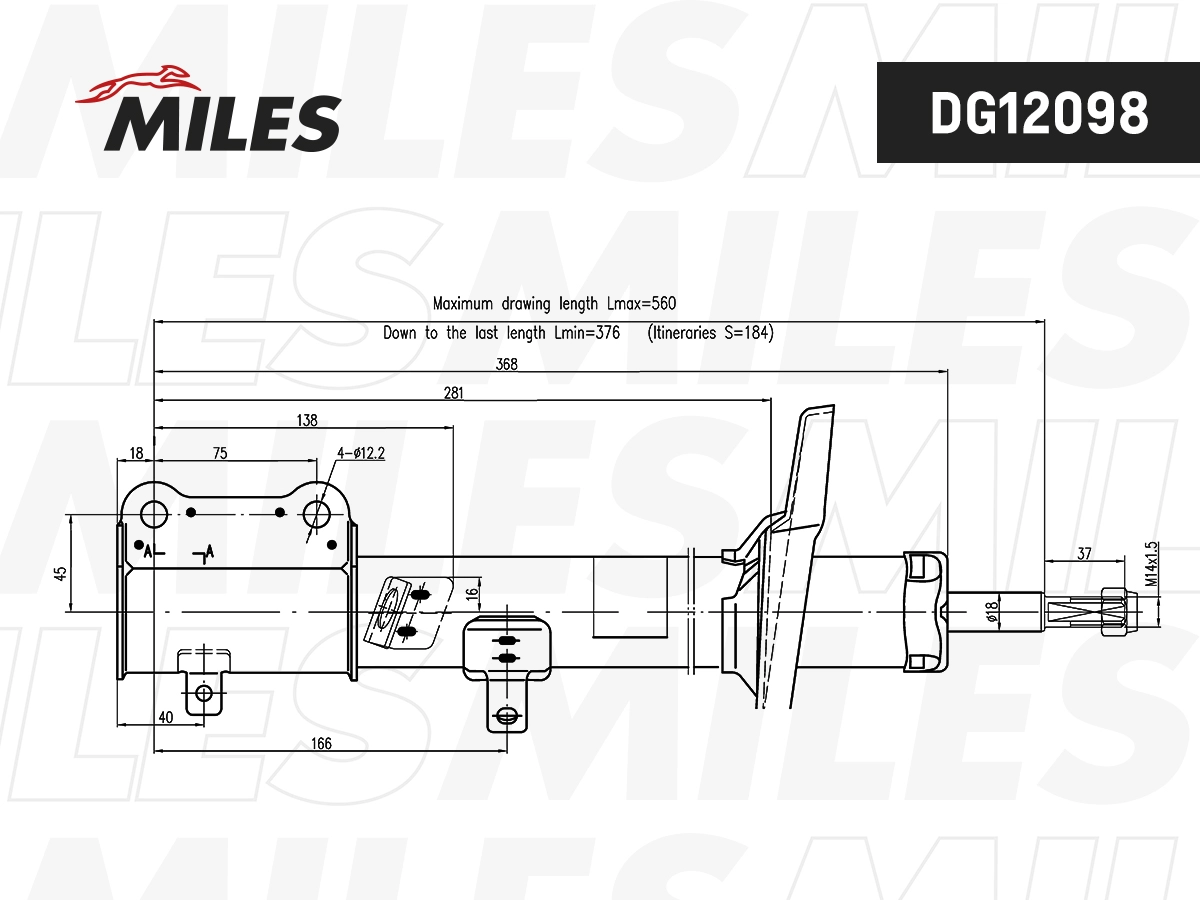 Amortisseur MILES DG12098