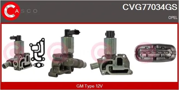 Vanne EGR CASCO CVG77034GS