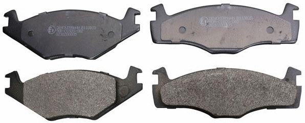 Kit de plaquettes de frein, frein à disque DENCKERMANN B110833