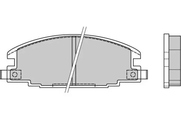 Kit de plaquettes de frein, frein à disque E.T.F. 12-0367