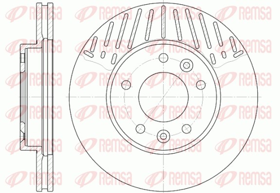 Disque de frein REMSA 6885.10