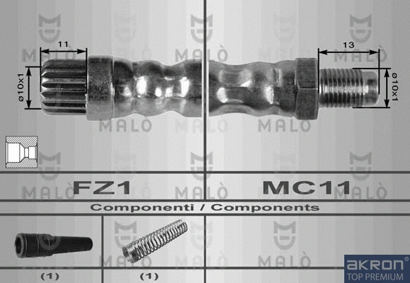 Flexible de frein AKRON-MALÒ 8622