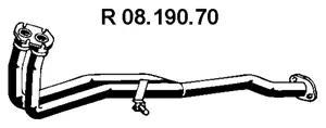 Tuyau d'échappement EBERSPÄCHER 08.190.70