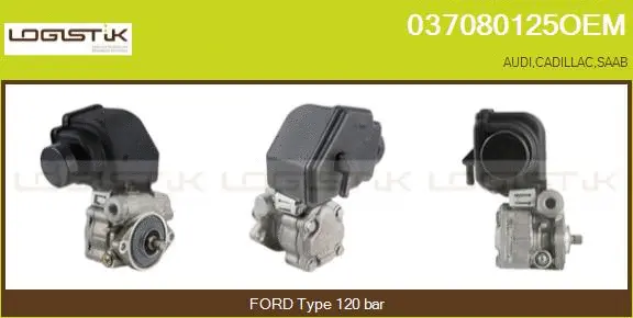Pompe hydraulique, direction LGK 037080125OEM