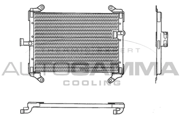 Condenseur, climatisation AUTOGAMMA 102633