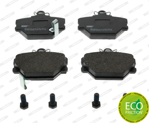 Kit de plaquettes de frein, frein à disque FERODO FDB1162