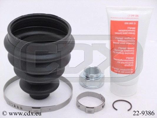Jeu de joints-soufflets, arbre de commande CDX 22-9386