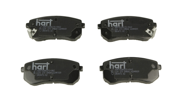 Kit de plaquettes de frein, frein à disque HART 224 173