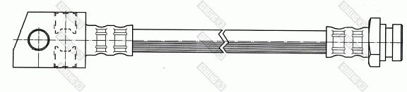Flexible de frein GIRLING 9001347