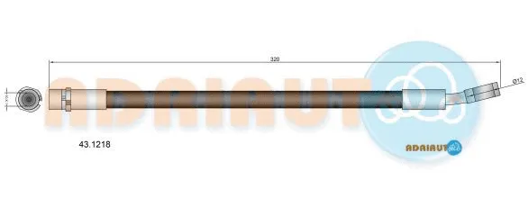 Flexible de frein ADRIAUTO 43.1218