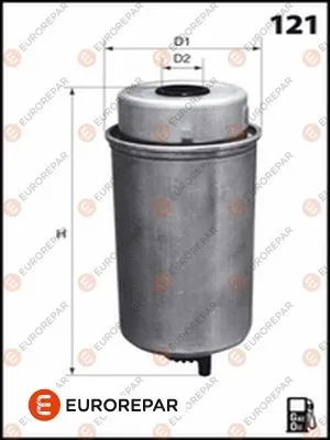 Filtre à carburant EUROREPAR 1643627180
