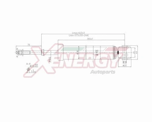 Amortisseur AP XENERGY X809343