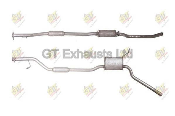 Silencieux central GT Exhausts GFD883