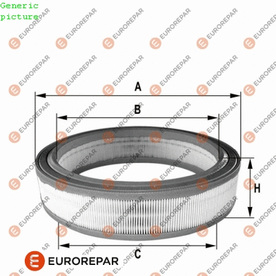 Filtre à air EUROREPAR 1680329980