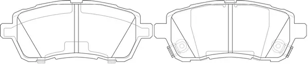 Kit de plaquettes de frein, frein à disque FIT FP1454