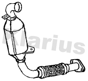 Filtre à particules / à suie, échappement KLARIUS 390446