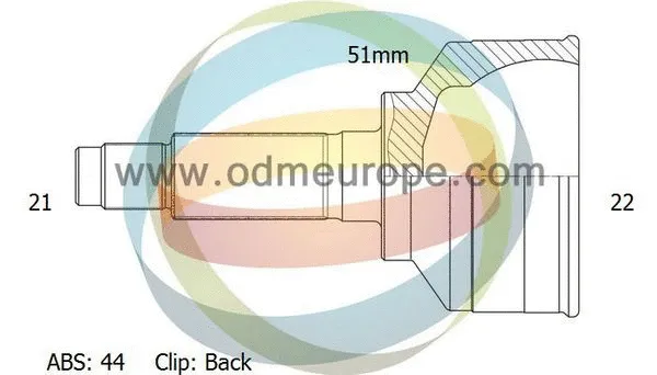 Jeu de joints, arbre de transmission 4X4 ESTANFI EST-12-291447