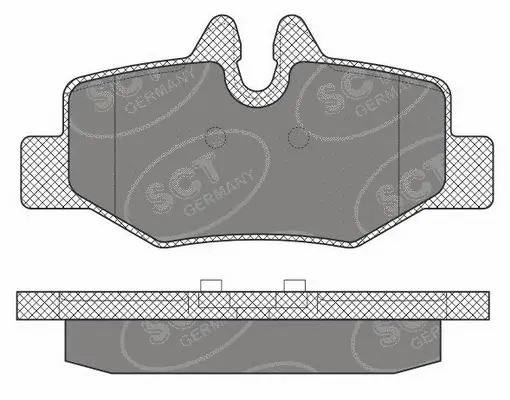 Kit de plaquettes de frein, frein à disque SCT - MANNOL SP 642 PR