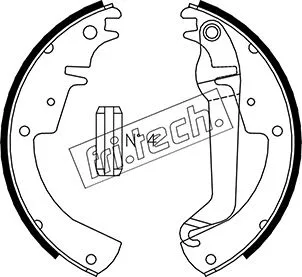 Jeu de mâchoires de frein fri.tech. 1073.174