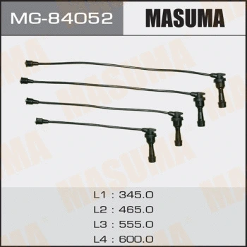Kit de câbles d'allumage MASUMA MG-84052