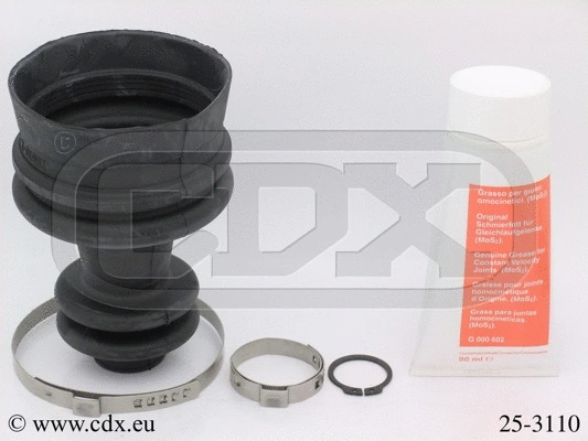 Jeu de joints-soufflets, arbre de commande CDX 25-3110