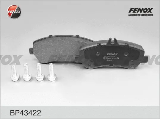 Kit de plaquettes de frein, frein à disque FENOX BP43422