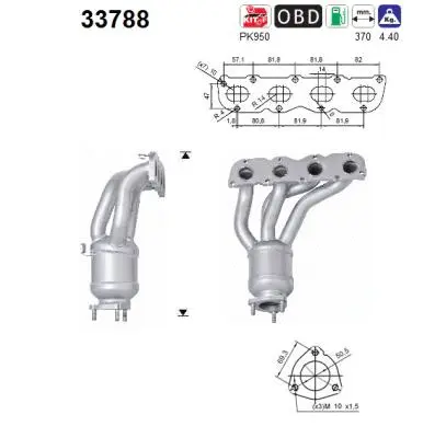 Catalyseur AS 33788