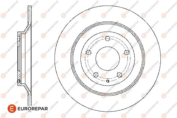Disque de frein EUROREPAR 1667866780