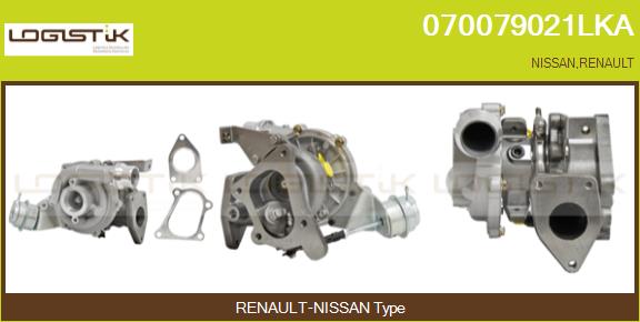 Turbocompresseur, suralimentation LGK 070079021LKA