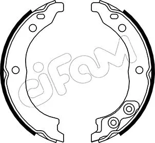 Jeu de mâchoires de frein, frein de stationnement CIFAM 153-089K