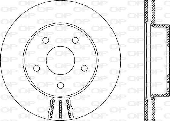 Disque de frein OPEN PARTS BDR1917.20