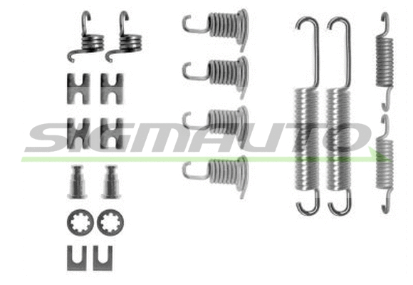 Kit d'accessoires, mâchoire de frein SIGMAUTO SK0702R