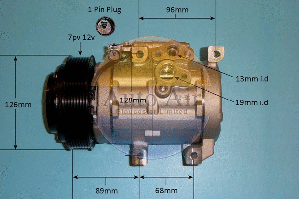 Compresseur, climatisation AUTO AIR GLOUCESTER 14-0200P