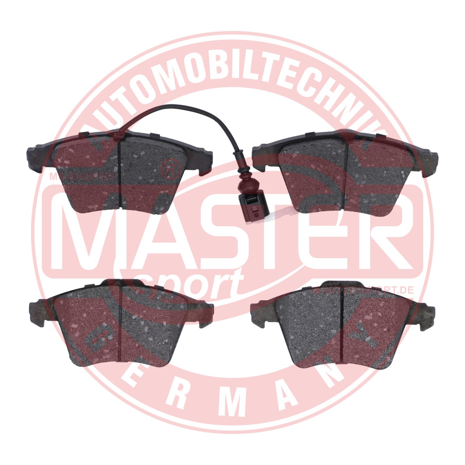 Kit de plaquettes de frein, frein à disque MASTER-SPORT GERMANY 13046072362N-SET-MS
