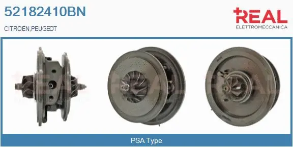 Groupe carter, turbocompresseur REAL 52182410BN