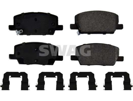 Kit de plaquettes de frein, frein à disque SWAG 33 10 3825
