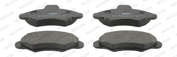 Kit de plaquettes de frein, frein à disque FERODO FDB617