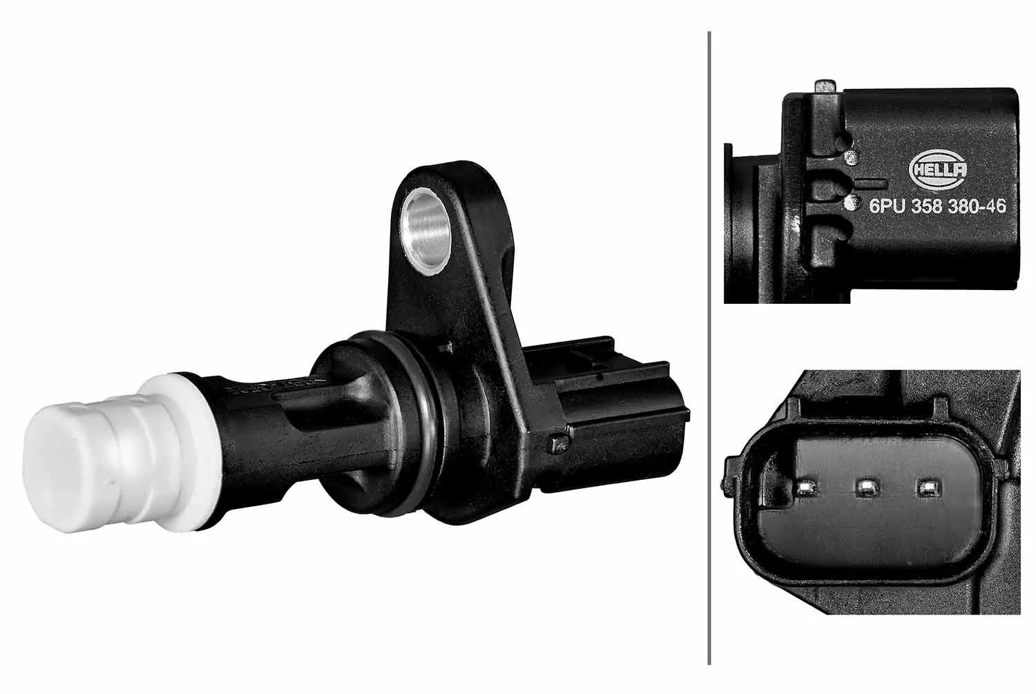 Capteur d'angle, vilebrequin HELLA 6PU 358 380-461