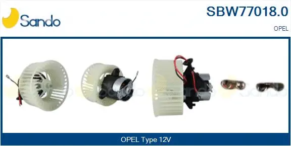 Pulseur d'air habitacle SANDO SBW77018.0