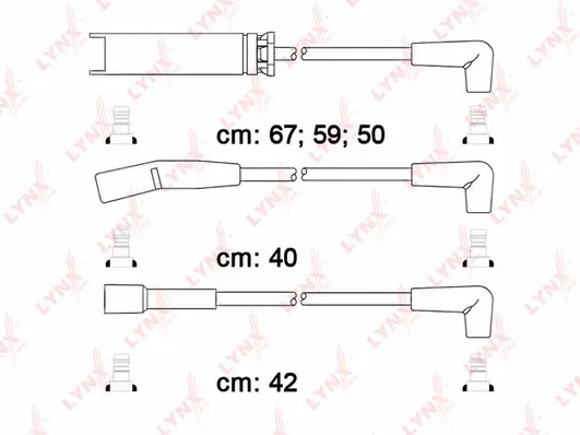 Kit de câbles d'allumage LYNXAUTO SPC1816