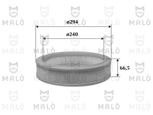 Filtre à air AKRON-MALÒ 1500040
