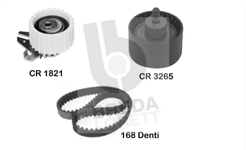 Kit de courroie crantée BREDA LORETT KCD0096