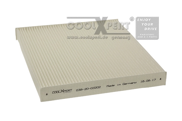 Filtre, air de l'habitacle BBR Automotive 038-20-03202