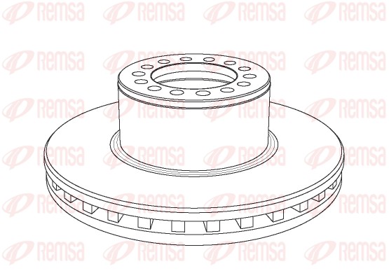 Disque de frein REMSA NCA1055.20
