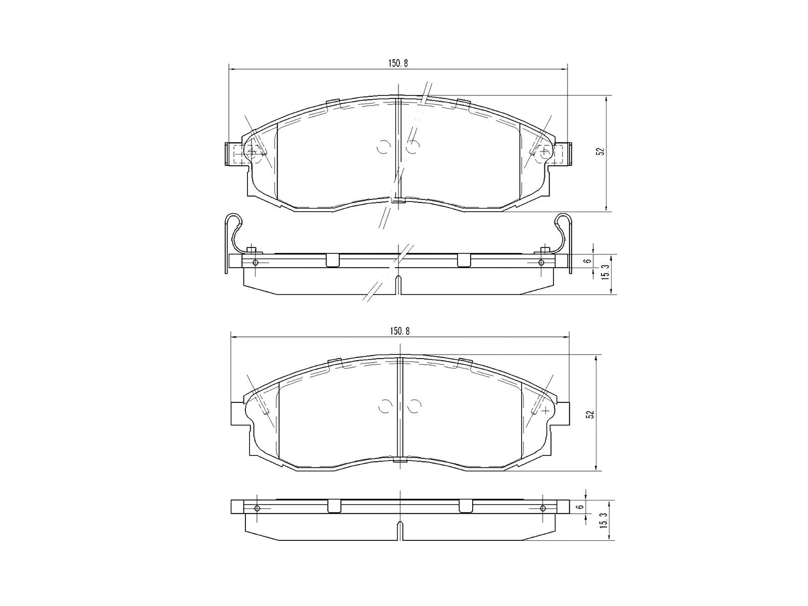 Kit de plaquettes de frein, frein à disque A.Z. Meisterteile AZMT-44-022-1183
